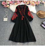 French Gentle Wind V Collar Horn Sleeves With Waist Swing Lotus Leaf-Side Dress Female Pendant 0515