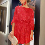 2025 Festival Party Shiny Crystal Beads Dress Dress Dress Burst