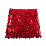 2025 Women's Autumn And Winter Temperament Light Fashion New Party Squin Mini Skirt