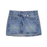 Women's New Fashion High-Waisted Denim Miniskirt