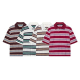 2025 Spring Long Sleeves Vintage Striped Spoo T-Shirts For Loose T-Shirts