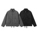 Women's Clothing 2025 New Winter Street Fashion Cotton Long Sleeves Up Loose Cotton Coat