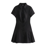New Women's Fashion Casual Shirts With A New Summer 2025 Mini Dress