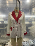 2025 Women's Long-Sleeved Button Suit Collar Interface Bag Small Suit