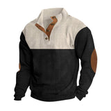 Autumn And Winter New Men's Outdoor Jacket Corduroy Leisure Collar Long Sleeves