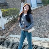 Small Pendant Horn Pants 2025 New Spring And Autumn High-End Blue High-Waisted Micro-Horn Jeans Woman