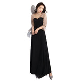 Evening Dress Female Banquet Temperament Long Can Usually Wear A Small Black Dress Dress Banquet Dress