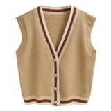 Early Autumn College Style Retro Vest Three-Piece Suit Female High-Waisted Half-Dress Long-Sleeved Shirt Top