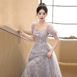 Vintage Fairy Morning Dress 2025 New Banquet Engagement French Long Sleeve Certificate Engagement White Dress