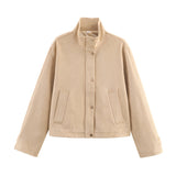 Women's Dress 2025 New Temperament Fashion Simple Style Casual Velvet Jacket Jacket