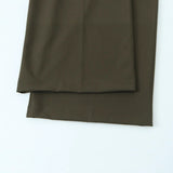 Multicolor 2025 Spring New Women's Fashion Simple With Belt Double Fold Trousers