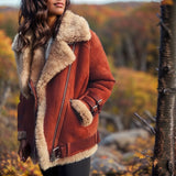 2025 Locomotive Lint Lamb Wool Coat Women's Collar Fur Coat Autumn And Winter Women's Coat