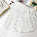 Half-Body Skirt Female 100-Folded Skirt 2025 New High-Rise Small Small Man A-Word Short Skirt College Style