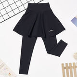 New Pocket Fake Two Yoga Pants Large-Size High-Rise Sunscreen Skirts Thin Sports Wear Outside The Bottom