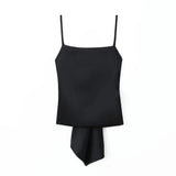 Spring 2025 New Women's Solid Color Repair Behind The Back Strap Slings