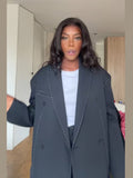 Autumn 2025 New Women's Loose Commute High-End Feeling Short-Line Long-Sleeved Blazer Women