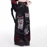 Spice Girls Loosely Languidly And Slacken Jeans Children Punk Retro Waterwash Fashion Casual Trousers