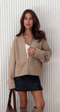2025 Women's Spring And Autumn Hot Casual Zipper Loose Knitted Shirt Coat Small Scent
