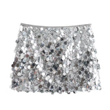2025 Women's Autumn And Winter Temperament Light Fashion New Party Squin Mini Skirt