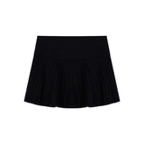 2025 Autumn And Winter Elastic High Waist 100 Folds Skirt Women Short A-Word Bag Hip Wear Thick Hairs Of The Skirt White