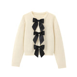 New Women's Fashion Soft Dress Round-Neck Long Sleeves Knitted Cardigan