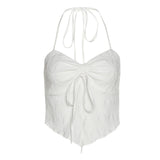 2025 Summer Fashion Trend Women's New Slings A Word Shoulder-To-Shoulder Repair Body Strap Inside A Small Vest
