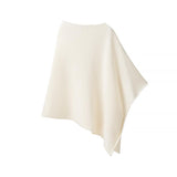 Spring 2025 New French Minimalist Penitry Small Irregular Knitted Shawl Woman