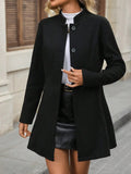 Fashion Autumn And Winter Lady Elegant Small Collar Button A Pendant Long-Sleeved Jacket Jacket
