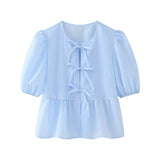 Spring 2025 New Women's Leopard Print Short-Sleeved Shirt
