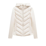 Z Women's Clothing 2025 Autumn And Winter 2025 New Slim Slim Hooded Cotton Jacket 8073227