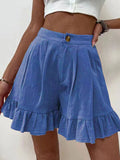 Shorts Women's Summer Wearing Casual Broad Legs Loose Shorts 2025 Summer New Women's High Waist Shorts