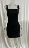Sweet And Spicy Square To Receive Waist Skirt Women 2025 Summer New Folded Fish Bone Waist Vest Dress Dress