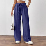 New Wish Summer Bursts Of Slacks Loose Pockets Tight Leg Trousers Women