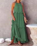 2025 Hot New Summer Women's New Temperament Long Drag Skirt Skirt Dress Dress