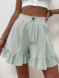 Shorts Women's Summer Wearing Casual Broad Legs Loose Shorts 2025 Summer New Women's High Waist Shorts