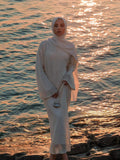 Women's Dubai Fashion Hollow Loose Dress Middle East Robe Long Autumn New New Autumn