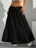 New Wish Spring And Summer Women's Dress Half-Dress Skirt Strap Splicing Big Swing Skirt Loose Long Dress Large Size Women's Clothing