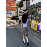 Vintage Sling Vest Sleeveless Body Dress Summer New Design Open Skirt Set