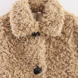 Women's 2025 New Explosive ZA Fur Curly Jacket Jacket