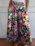 2025 New Hot Women's Fashion Casual To Take Wide Legs Tight Waist Bandwidth Pants