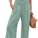 2025 New Spring Women's Casual Cotton Lint Comfortable Mid-Rise Trousers Women