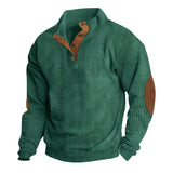 Autumn And Winter New Men's Outdoor Jacket Corduroy Leisure Collar Long Sleeves