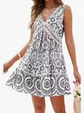 2025 Summer Women's Colorless Long Sleeveless Long-Term Loose Dress Tide