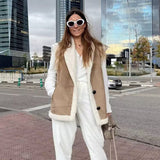 Women's Clothing 2025 New Fashion Velvet Vest