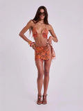 New Sexy Fashion Bead Prints Half-Dress In Summer 2025