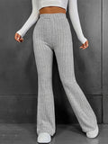 2025 New Wish Autumn And Winter Fashion Casual Pure Color Micro-Slung High-Rise Trousers Slimming Trousers Women