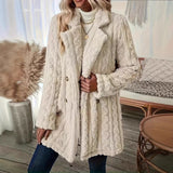 Autumn And Winter New Fashion Explosion Thick Cardigan Lady Imitation Fur Coat