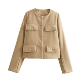 2025 Women's Autumn And Winter Fashion New 15 Color Jacket Small Scent Style Short Suit Jacket