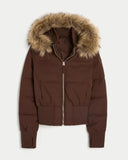 2025 Women's Autumn And Winter Fashion With A New Short-Term Warm Collar Collar Zip Cotton Coat Woman